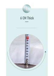 Mei Homecenter Super Soft Rabbit Fur Flower Design Living Room Carpet With Anti Slip Bottom, Red (Size 80CM)