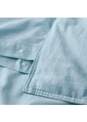 Duvet Cover And Pillowcase Blue-Grey 150X200/50X80 Cm