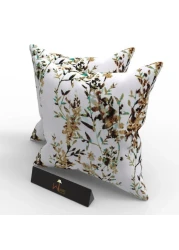 Gardenia Natural Jute &amp; Cotton Fabric Cushion Cover