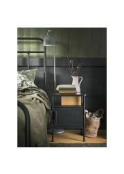 Bedside Table Anthracite 45X36X59cm