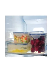Lock &amp; Lock Classic Rectangular Food Container Clear/Blue 2.3L