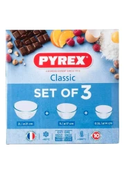 Pyrex Classic Mixing Bowl Set 3 PCS