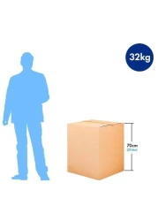 Cardboard Carton Box Size - 45x45x70 CM, 5ply (Pack of 5)