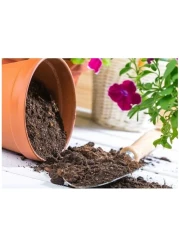 Vsell24 Bio Tech Potting Soil With Micro Nutirients For Indoor And AC Rooms Soil For Home Gardens Made In UAE 10L(3Kg)