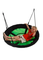 SwingNSlide NE 4630 Nest Swing Outdoor Swing with 40 Diameter Green Black