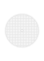 كوزموبلاست طاولة مستديرة 85×70 سم - أبيض