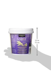 Sargent Art 2Pound White SculptIt Resealable Tub NonToxic Little or No Shrinkage Air Dry Easy Storage