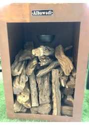 أعواد إشعال النار من الحطب، أعواد الحطب الخشبية سهلة الاستخدام وآمنة للطهي على النار، 7 كجم/الحقيبة