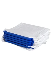Refillable Ice Bags with Clamp Closure Pack of 5 Large 612 x 14 Reusable Easy Filling Hospital Icepack with Soft Outer Covering and Leak Resistant Inner Layer Vakly First Aid Kit Guide 5