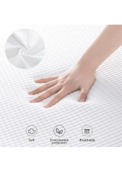 Vital Orthopedic Bed Wedge Pillow With HD Foam Top Elevation For Sleeping, Acid Reflux, Heartburn, Anti Snoring And Gerd Pillow - Ideal For Neck Pain, Back Support (W 65 X L 65 Cm, Standard: 8&amp;quot;)