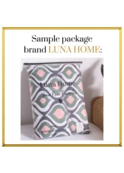 Premium Single size 4 pieces Retro style with candy pink color bedsheet postoral printed bedding set without filler.