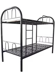 GALAXY DESIGN FURNITURE Steel Bunk Bed Double Layer Black Color 190 x 90 x 180 cm.No Installation included No Warranty.