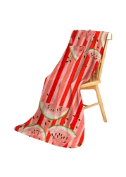 La Collection 250 GSM Polyester Digital Print Beach Towel Watermelon 70x140cm