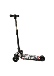 Generic 3 Wheel Scooter LED Flashing Wheels Height Adjustable Extra Wide Deck Kids Kick Scooter