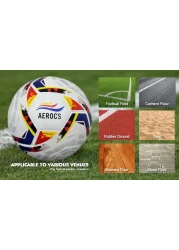 AEROCS World Cup Football Traditional Soccer Ball Best Indoor or Outdoor Basketball - Size 5 for Soccer Players and Football Fans