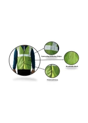 سبارتان سترة عاكسة للسلامة متعددة الألوان