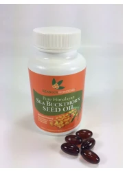 Sea Buckthorn Seed Oil, Made With Organic Sea Buckthorn, 60-Softgels