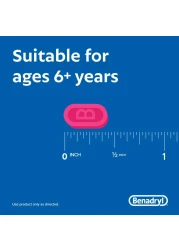 Benadryl Ultratabs Antihistamine Allergy Relief Medicine Diphenhydramine HCl Tablets for Relief of Cold Allergy Symptoms Such as Sneezing Runny Nose Itchy Eyes Throat 100 ct