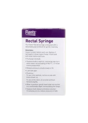 Flents Rectal Syringe Reusable Easy to Clean Blue