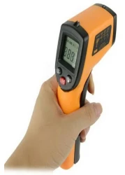 Generic Infrared Ir Laser Digital Thermometer Yellow/Black