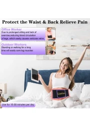 Red Light Therapy BeltInfrared Light Therapy Red Light Therapy Device with Pulse Mode for Body Pain Relief Near Infrared LED Red Light Therapy Wrap Wearable Pad for Leg Knee Back Waist Should