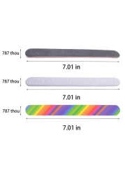 6 Pcs Professional nail tool kit Nail files and buffers Pedicure tool Art tool Nail care set Nail Art Buffer File Block