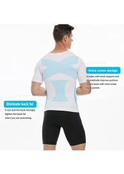 Men's Compression Shirt Undershirt Slimming Tank Top &ndash; Workout Vest Abs Abdomen Slim Body Shaper [Large] &ndash; Breathable, Moisture-Wicking Comfortable