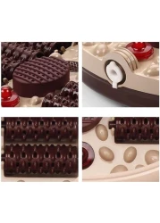 Foot Bath Massager with Acupressure, Infrared Heating, Self-Closing Function, Whirlpool Foot Spa with Automatic Heating for Relaxation &amp; Pain Relief