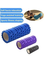ULTIMAX EVA Yoga Foam Roller Floating Point Gym Physio Massage Fitness Equipment Massager for Muscle Multicolor (Blue) - 35cm
