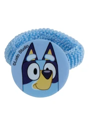 Luv Her Bluey Girls 20 Piece Accessory Set with 3 Barrettes 4 Snap Hair Clips 5 Elastics and 8 Terry Ponies Ages 3