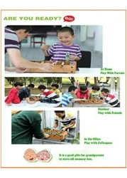 Yeasha,Wooden Mid-Sized Football Table Soccer Game With 4 Rods Toys For All Age.