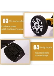 Generic Four-wheeled Kart Baby Stroller Toy Racing Steering Wheel Design Seat