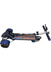 Top Gear Rideon Kids Scooter TG 2020, 3 Wheel Kids Scooter Smart Kick Scooter with Foldable & Height Adjustable Handle, LED PU Wheels & Rear Brake, Skate Scooter for Kids - Blue