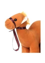 كادلز دمية قطيفة محشوة على شكل جمل 25 سم -بنية