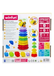 Winfun Stack 'N Learn Bee And Sunflowers Stacking Toy 000650 Multicolour