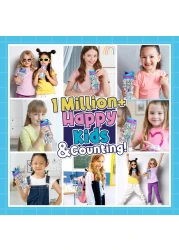 PURPLE LADYBUG Decorate Your Own Water Bottle for Girls Great Gift for Girls Fun DIY Crafts Activity Birthday Gifts Ideas 6 Year Old Girl Birthday Gift Girls Gifts Age 68