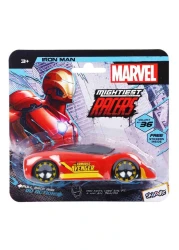 سكودل مارفل مايتيست لعبة سباق سيارات بطبعة الرجل الحديدي و ثانوس قابلة للسحب للخلف - متعدد الالوان