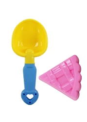 Ice Cream Theme Beach Sand Toys Set for Kids 5-Piece 15x16cm Bucket &amp; Bag Travel-Friendly Fun for Ages 3+