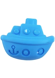 Kids Beach Sand Bucket Castle Set - 5-Piece 15x10x11cm with Bucket, Ship, Fish, &amp; 2 Spade Tools Outdoor Fun for Ages 3+