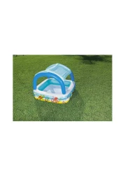 Bestway Play Pool With Canopy 52192 Multicolour 140x140x114cm