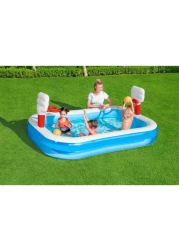 Bestway Basketball Play Paddling Pool Multicolour 251x168x102cm