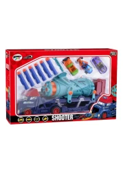 Power Joy Vroom Vroom Diecast Metal Shooter Vehicle Toy Multicolour 3 PCS