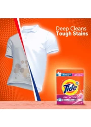 Tide Fast Action Laundry Detergent Powder with Floral Breeze 2.5kg Pack of 4