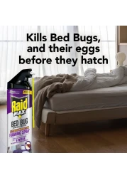 Raid Max Bed Bug Crack Crevice Extended Protection Foaming Spray Kills Bed Bugs for up to 8 weeks on Laminated Woods and Surfaces 175 oz