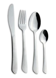 Cuisine Art Sasa 16 Piece Stainless Steel Cutlery Set, Silver
