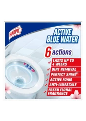 هاربيك أكتيف بلو ووتر كتلة تنظيف حافة المرحاض برائحة زهرة الربيع 35 غرام حزمة من 2