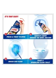 هاربيك باور بلس 10× منظف المرحاض الأقوى برائحة الحمضيات أزرق 500ملل