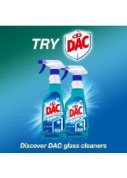 DAC Glass Cleaner Trigger Spray Spotless Shining And Streak-Free 400ml