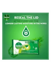 Dettol Original Anti-Bacterial Multi-Use 120 Wipes