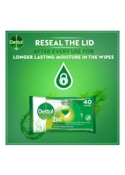 Dettol Original Antibacterial Skin 40 Wipes